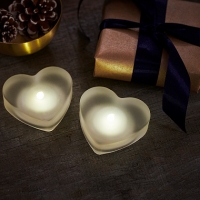 Светодиодная свеча таблетка LILY, сет 2 шт